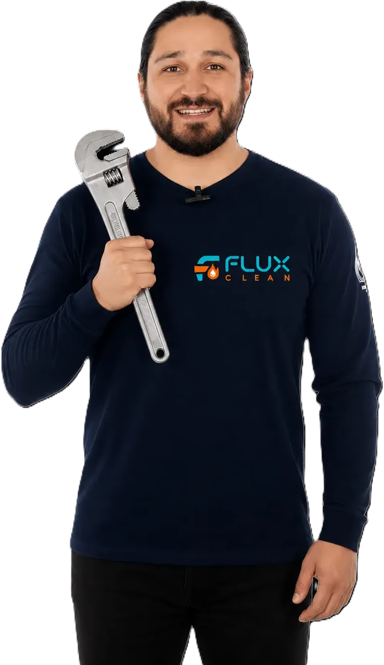Técnico gásfiter certificado de FluxClean